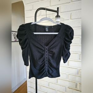 Forever 21 Black Crop top